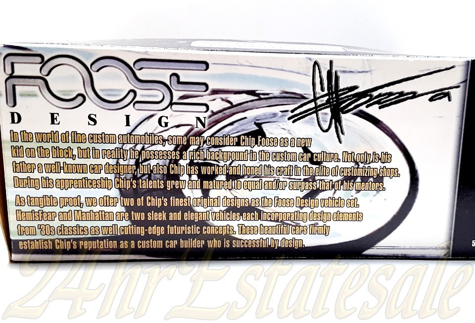 HOT WHEELS 100% Foose Designs Hemisfear Manhattan Gangsta Limo 2 CAR SET☑️ITOUT!