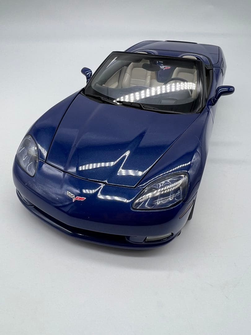 AUTOart Chevrolet Corvette C6 Convertible 1/18 Blue Box Display Collectible 15+