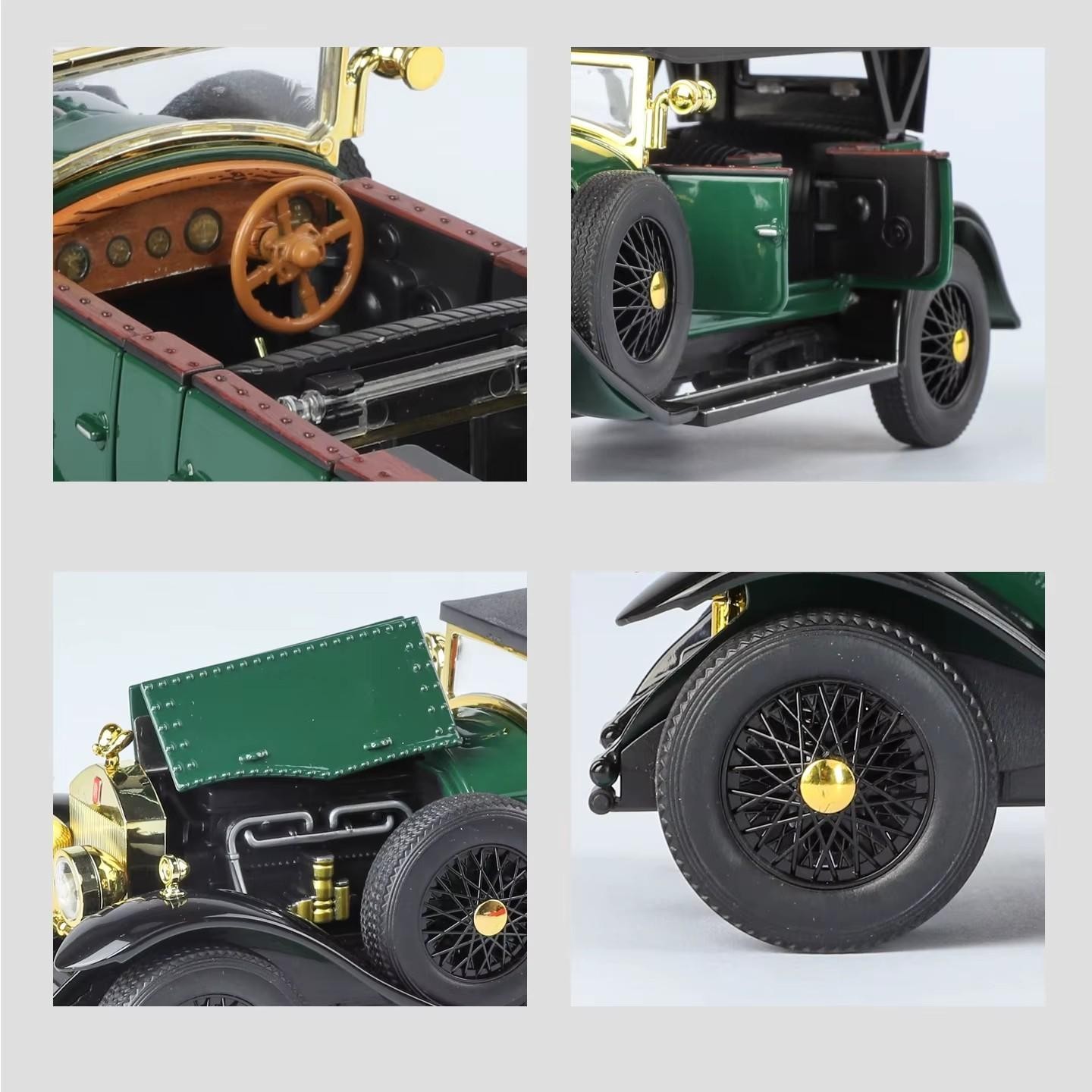 1:24 Vintage Rolls Royce Phantom Diecast Collectible Model Car Toy Kids Gift NEW