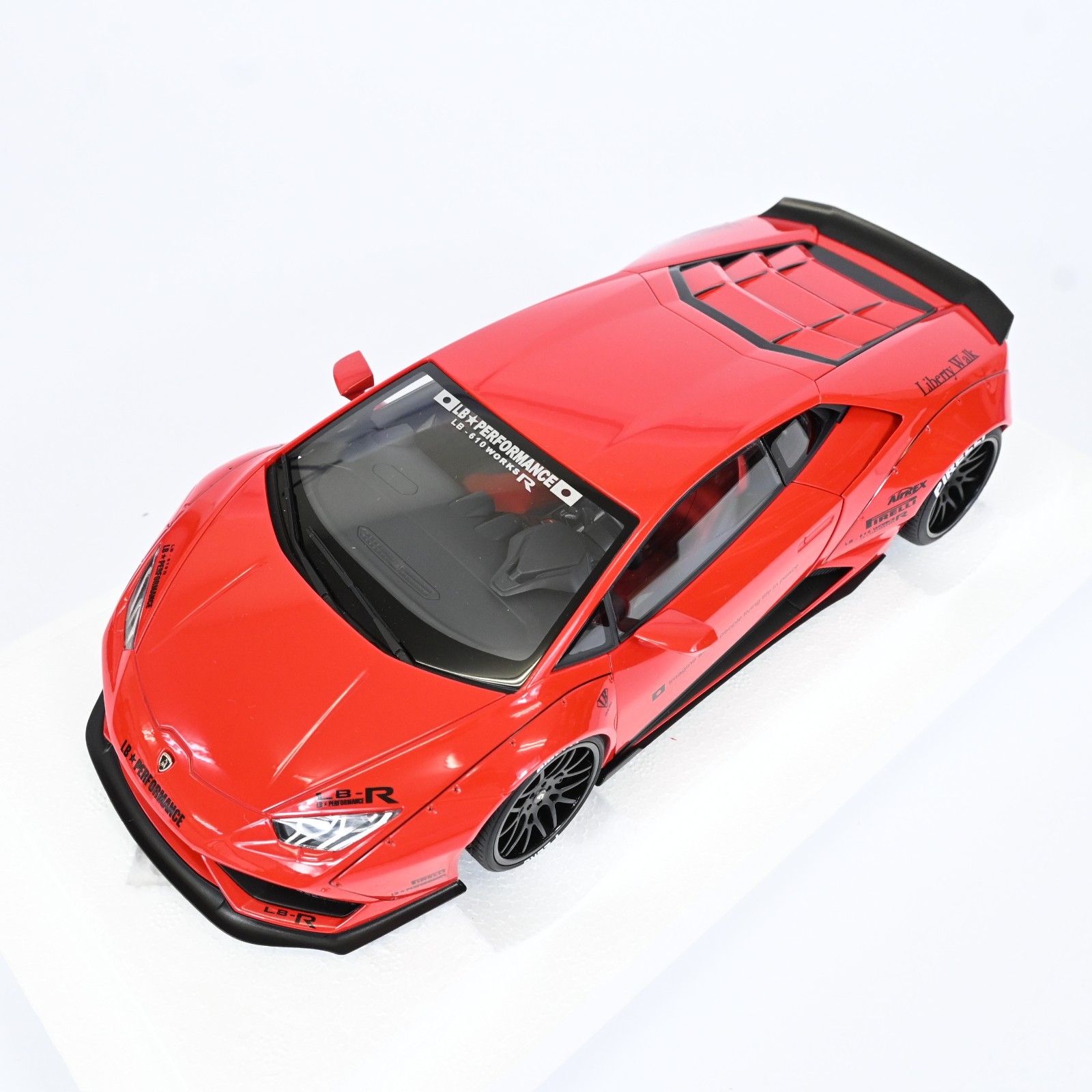 AUTOart 1/18 LB-WORKS Lamborghini Huracan Red Diecast Model Car