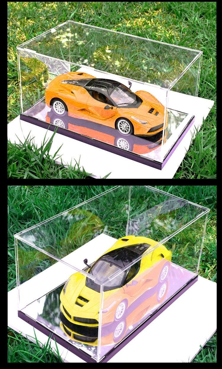 Clear Acrylic Display Case Dustproof Showcase for Action Figure/Toy/collection