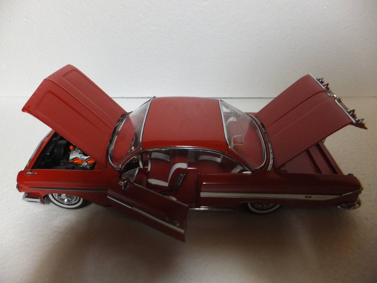 1 18 Sunstar Chevrolet Impala 1961 Custom Red No Box Excellent Condition