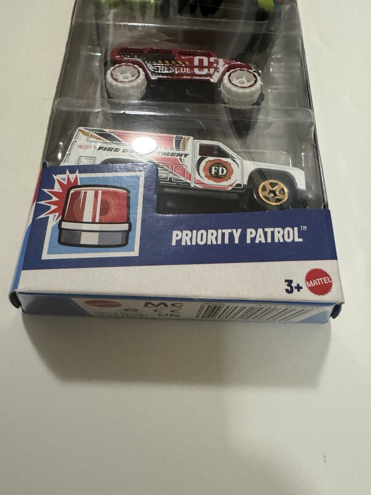 Hot Wheels 5 Pack Priority Patrol Police Fire Rescue Emergency Vehicles New