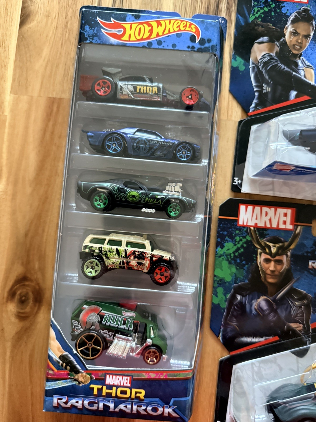 Marvel Hot Wheels Character Cars Thor Ragnarok Lot
