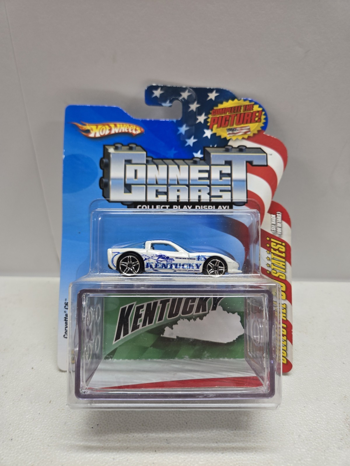 2008/2009 Hot Wheels Connect Cars Kentucky Corvette C6.