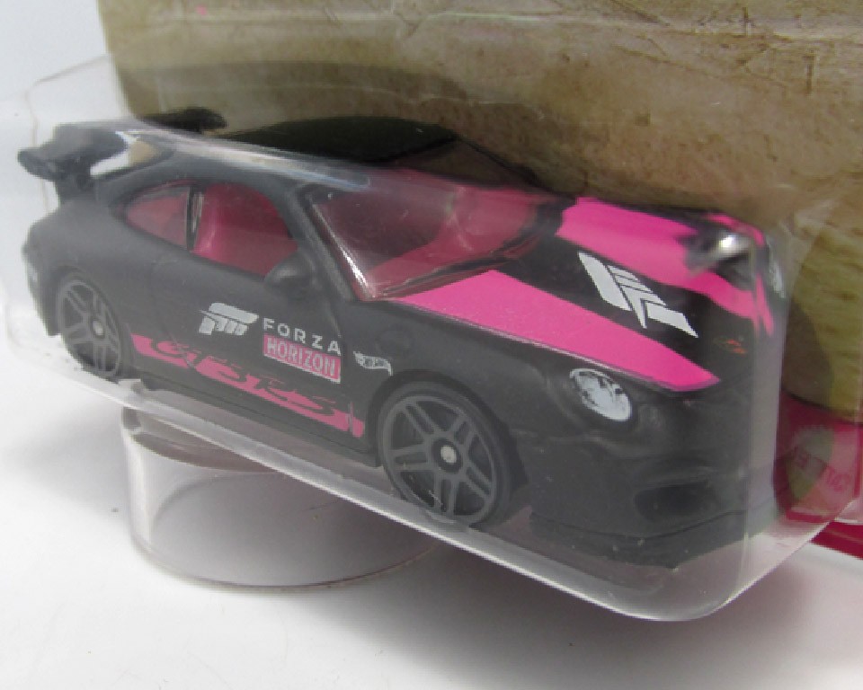 2021 Hot Wheels 🏆Forza Horizon Porsche 911 GT3 RS🏆 Black/Pink – Super Rare