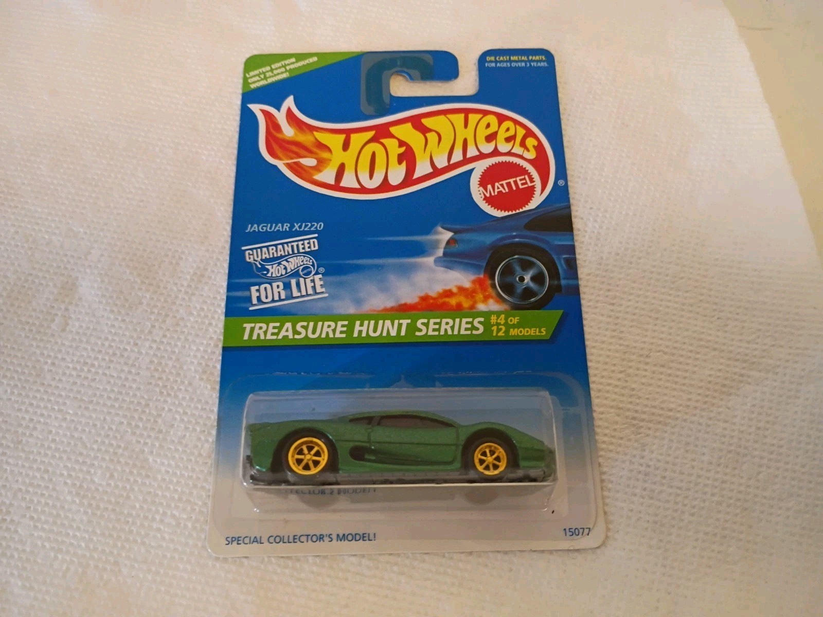 ⚡️1996 Hot Wheels Treasure Hunt Series Jaguar XJ220 1/25,000 Protective Shell