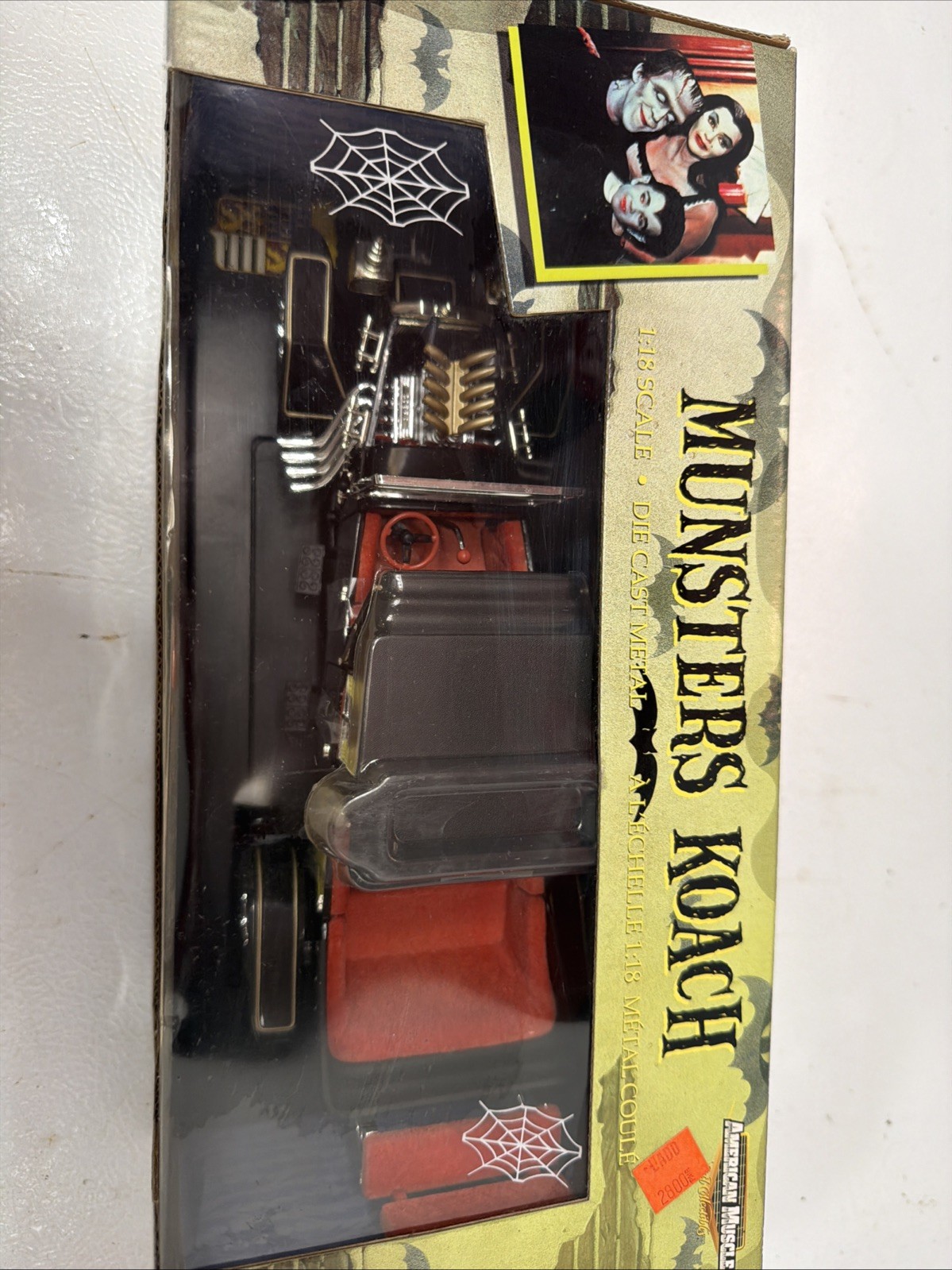 ERTL American Muscle the Munsters Koach 1/18 Scale Black, 2002