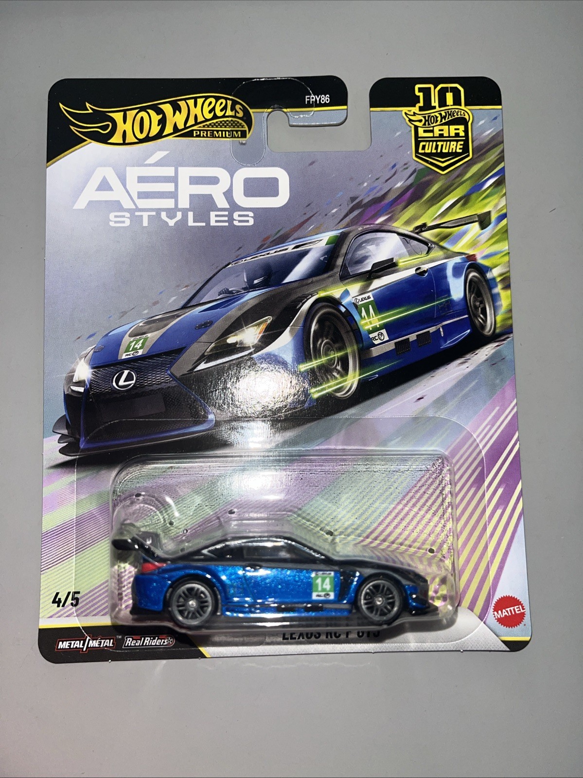 Hot Wheels Premium Car Culture 2026 Aero Styles Lexus RC F GT3 # 4/5