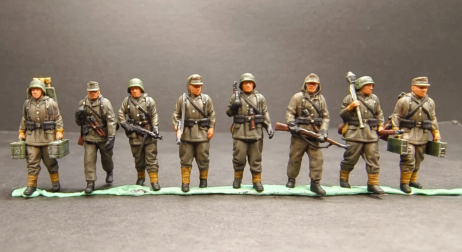 1/72 TANK 1:72 WW2 germany soldiersPatrol team military toy TotalWar diorama