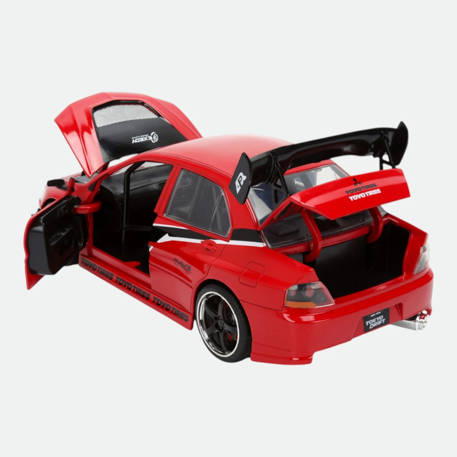 1:24 Sean’s Mitsubishi Lancer Evolution IX – Red — JADA: Fast & Furious