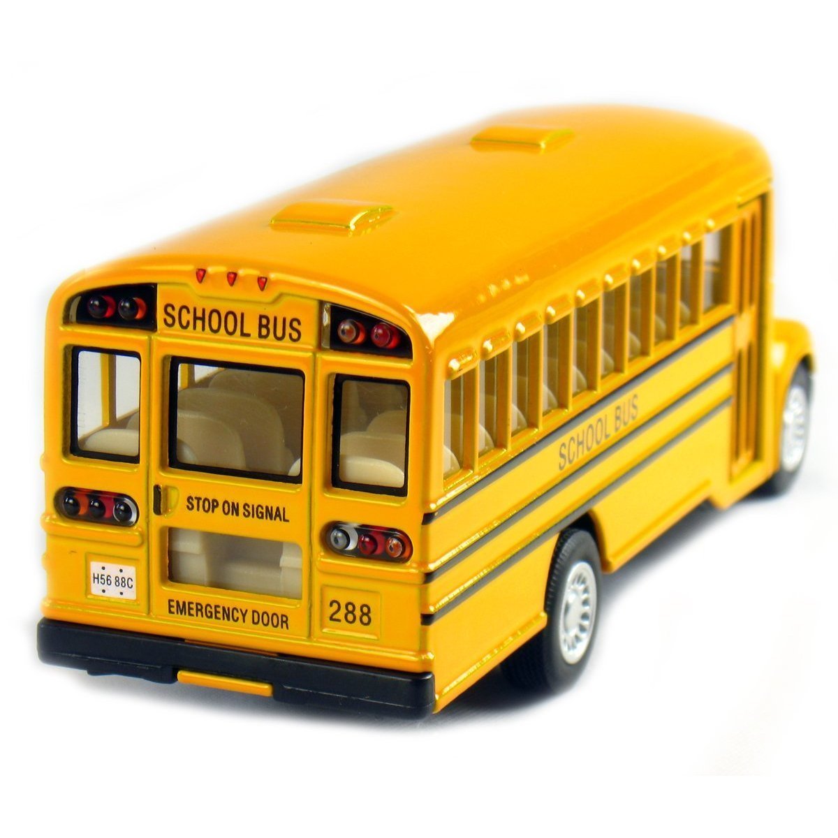 5″ Diecast School Bus with Pullback Action