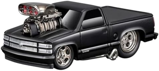 Maisto Muscle Machines Series 1/64 Chevrolet 454 SS Black Finished Product