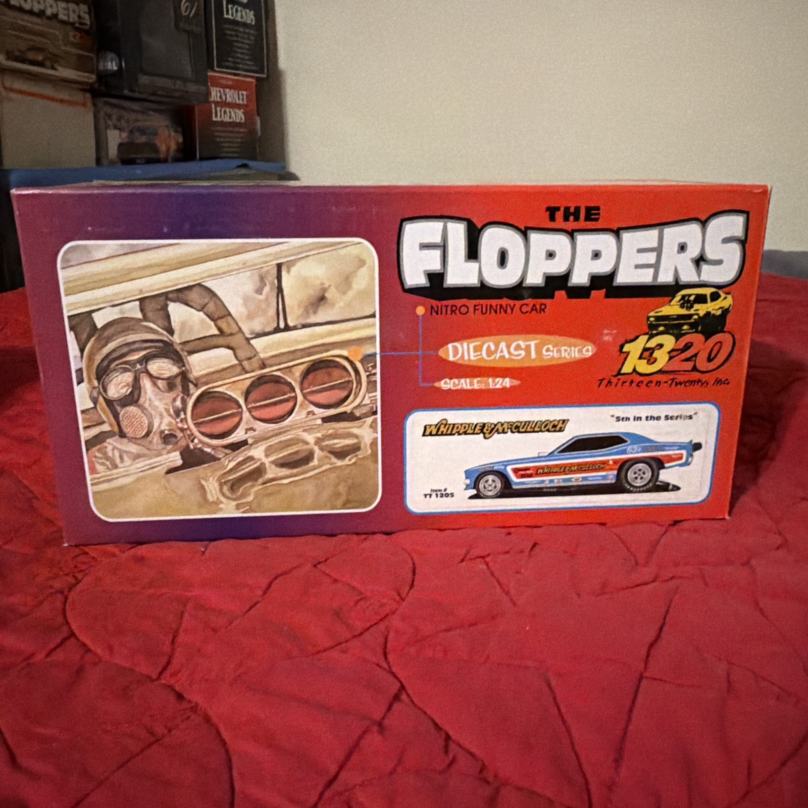 1320 THE FLOPPERS 1971 PLYMOUTH CUDA “WHIPPLE & McCULLOCH” 1:24 SCALE