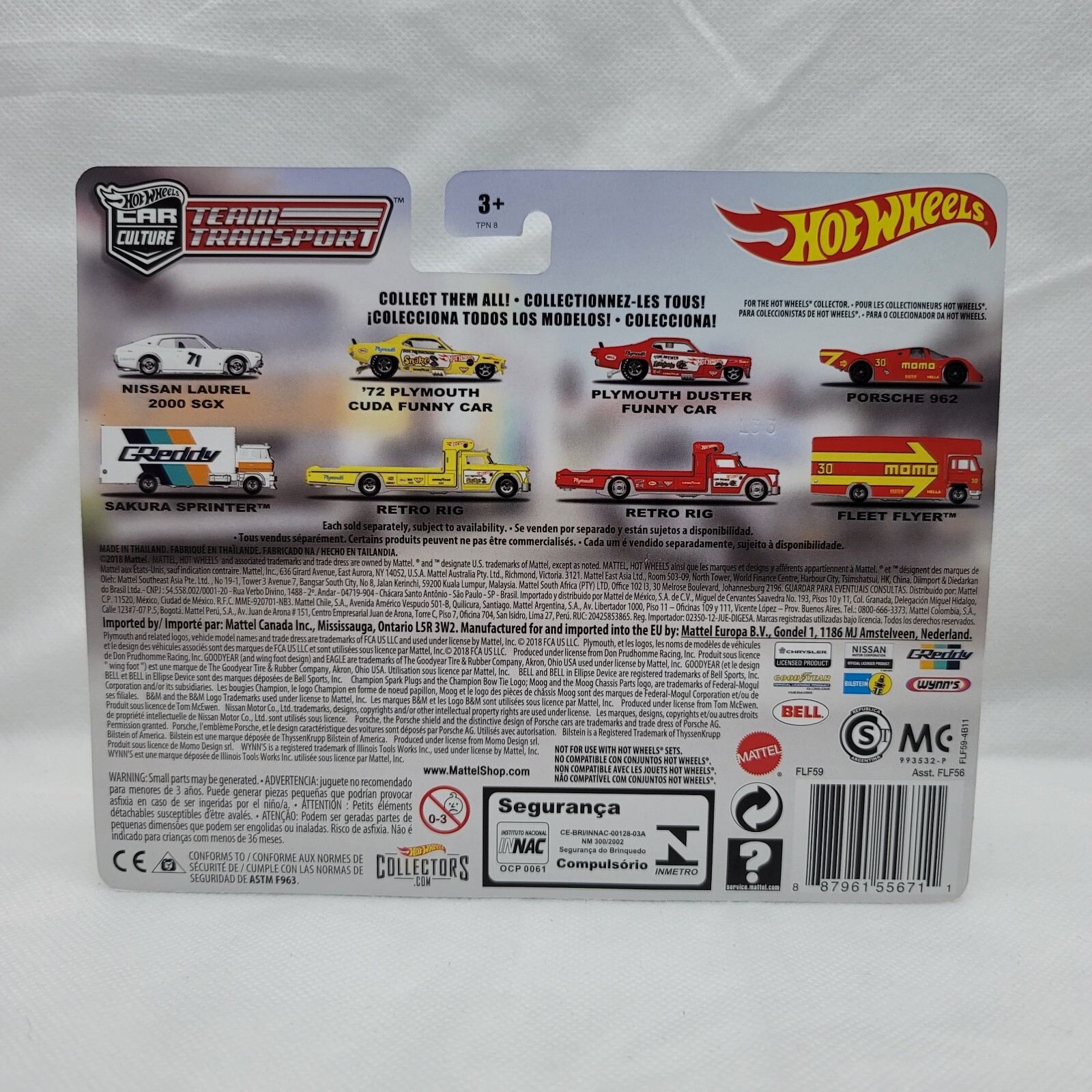 Hot Wheels Premium Team Transport Nissan Laurel 2000 SGX Sakura Sprinter FLF59