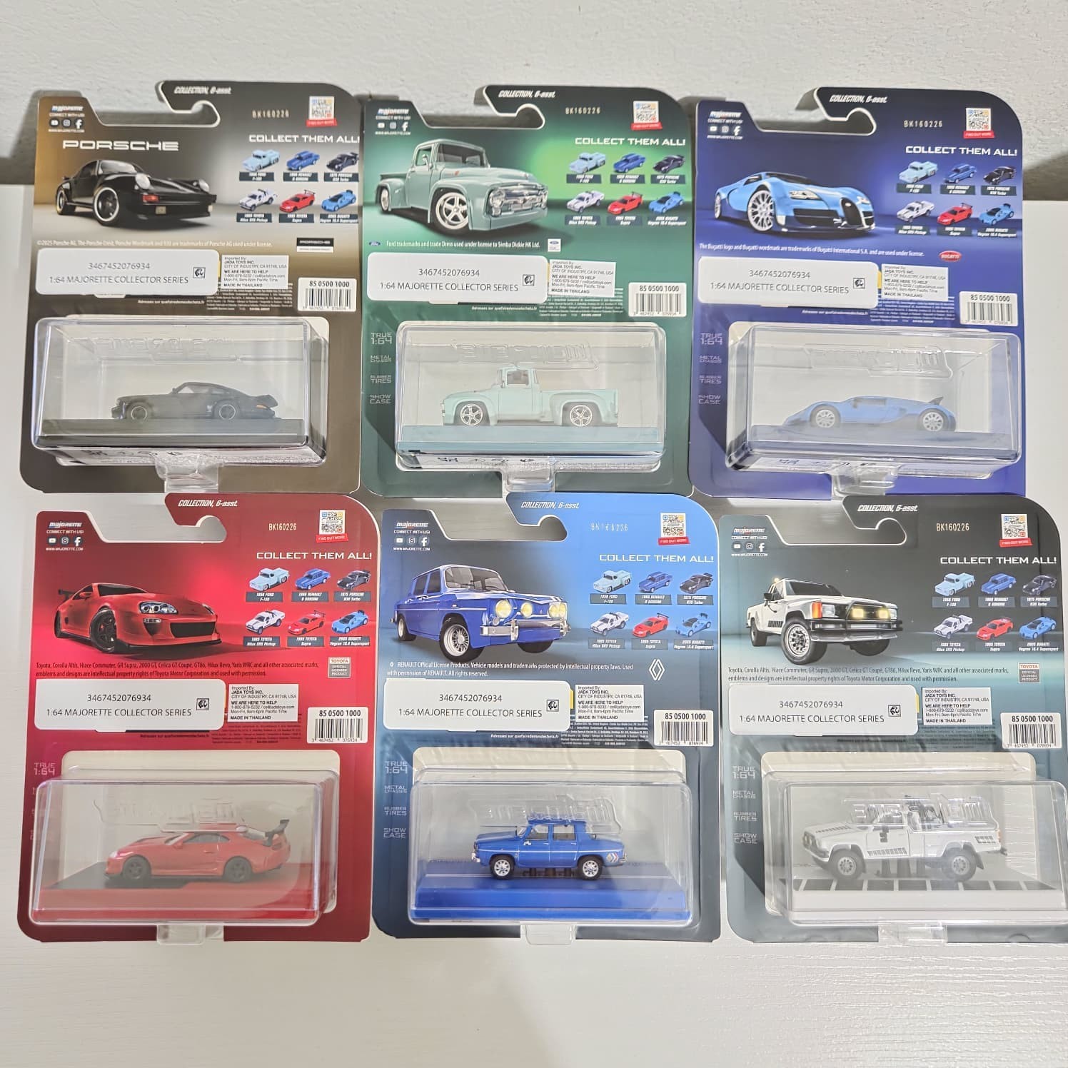 2026 Majorette Collection Wave 4 Complete set of 6 1:64 Scale Cars