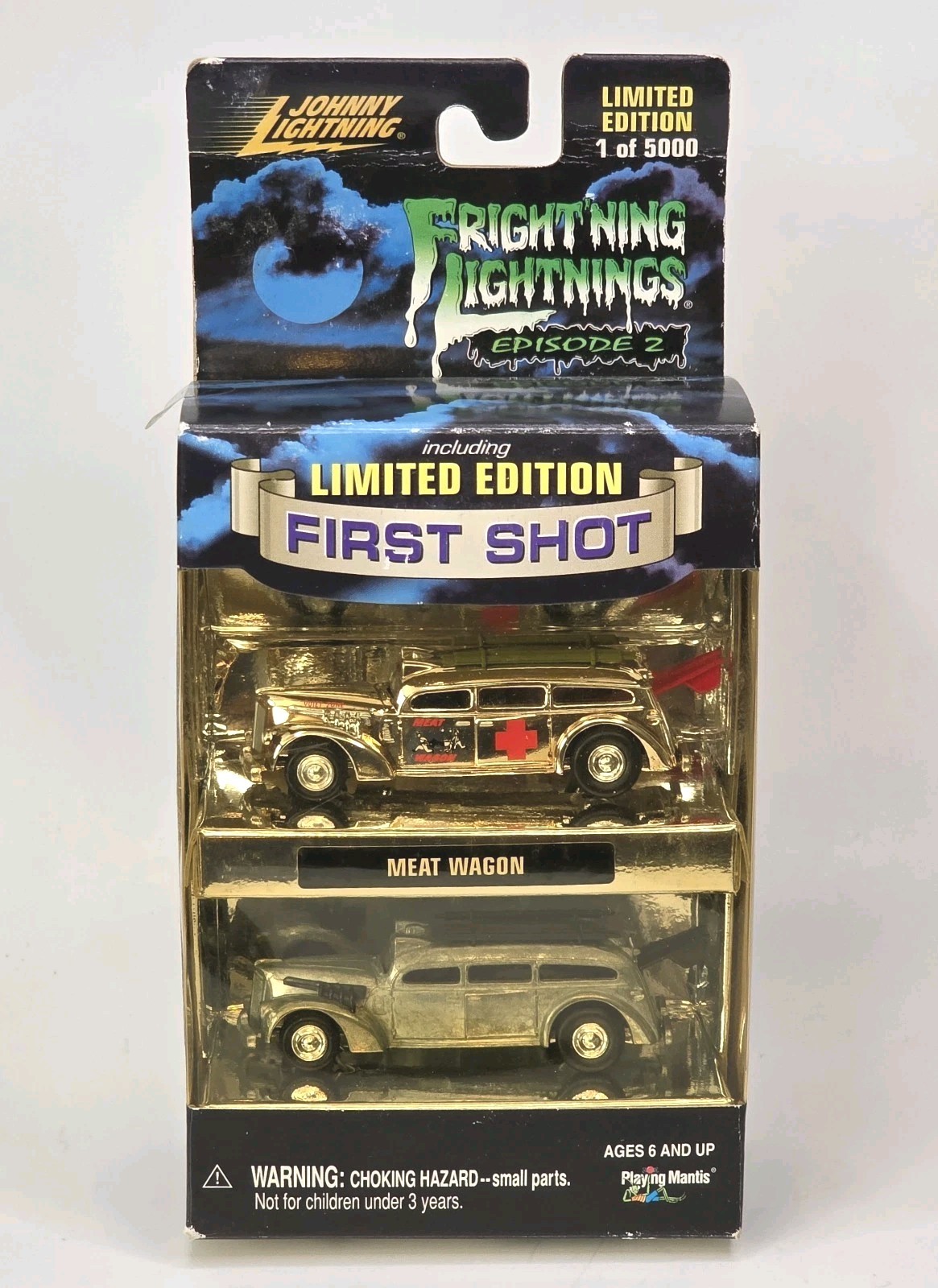 Johnny Lightning Frightning Lightning First Shot Episode 2 Meat Wagon 1/64 Model