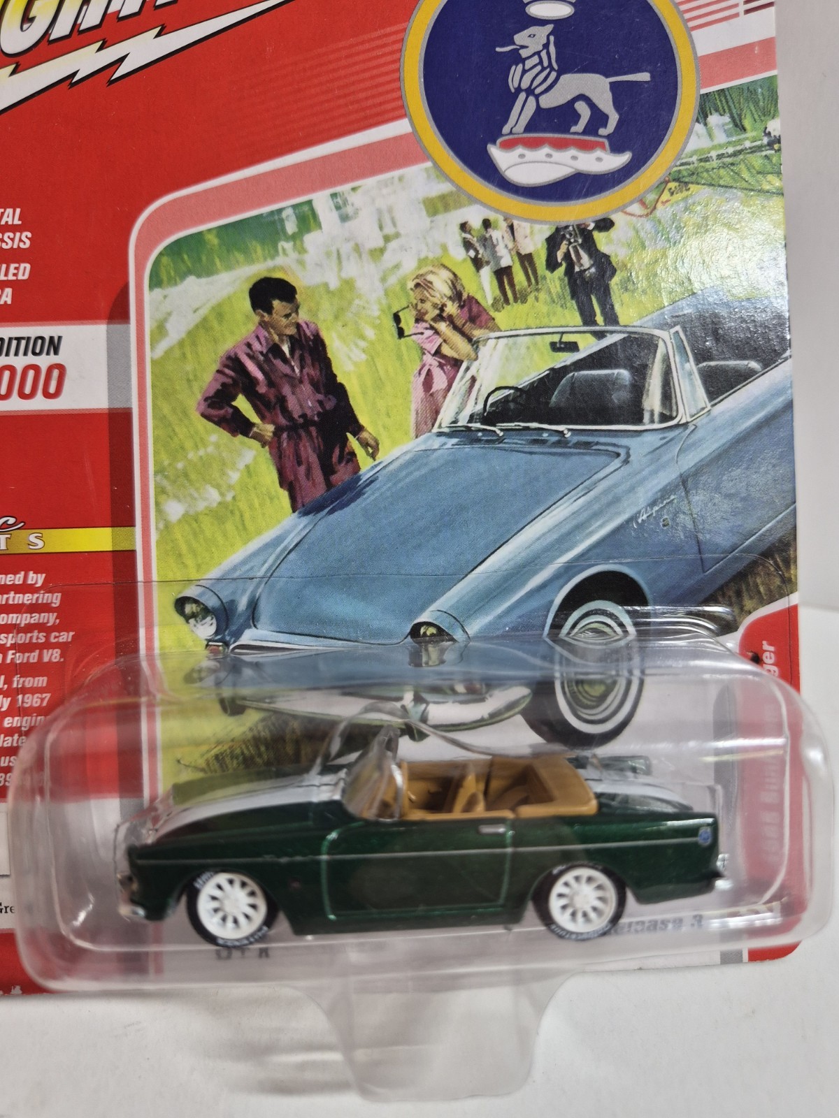 2020 Johnny Lightning * 1965 Sunbeam Tiger Metallic Dark Green ** 1 of 2000 **