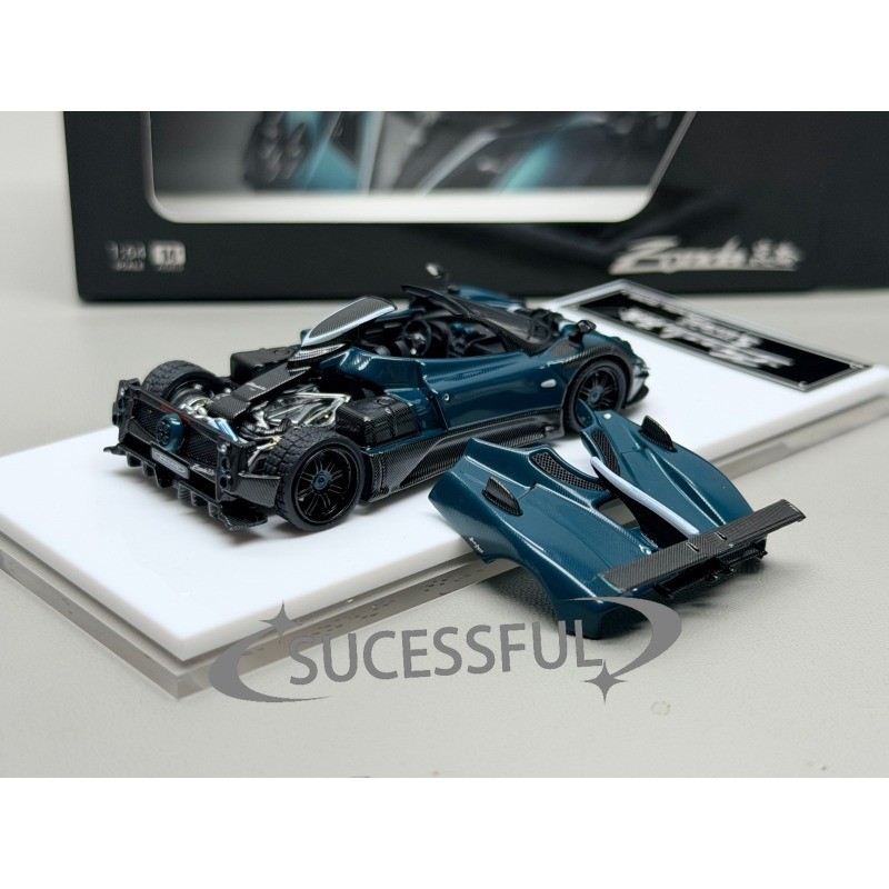 1/64 Decode Pagani Zonda Unico Supercar, Diecast Model for Hobby Collection