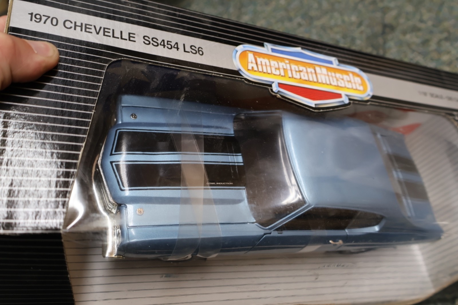 1/18 ERTL American Muscle 1970 Chevy Chevelle SS 454 LS6 in Light Blue