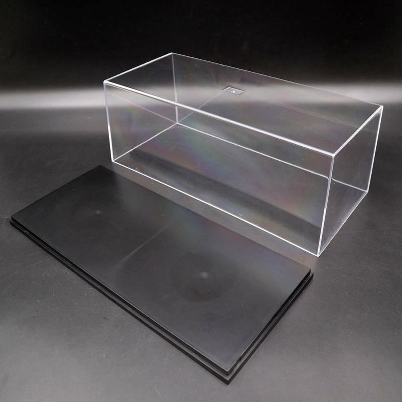 Model Car Display Box Show Transparent Dust Proof with Base 1/32 Acrylic Case
