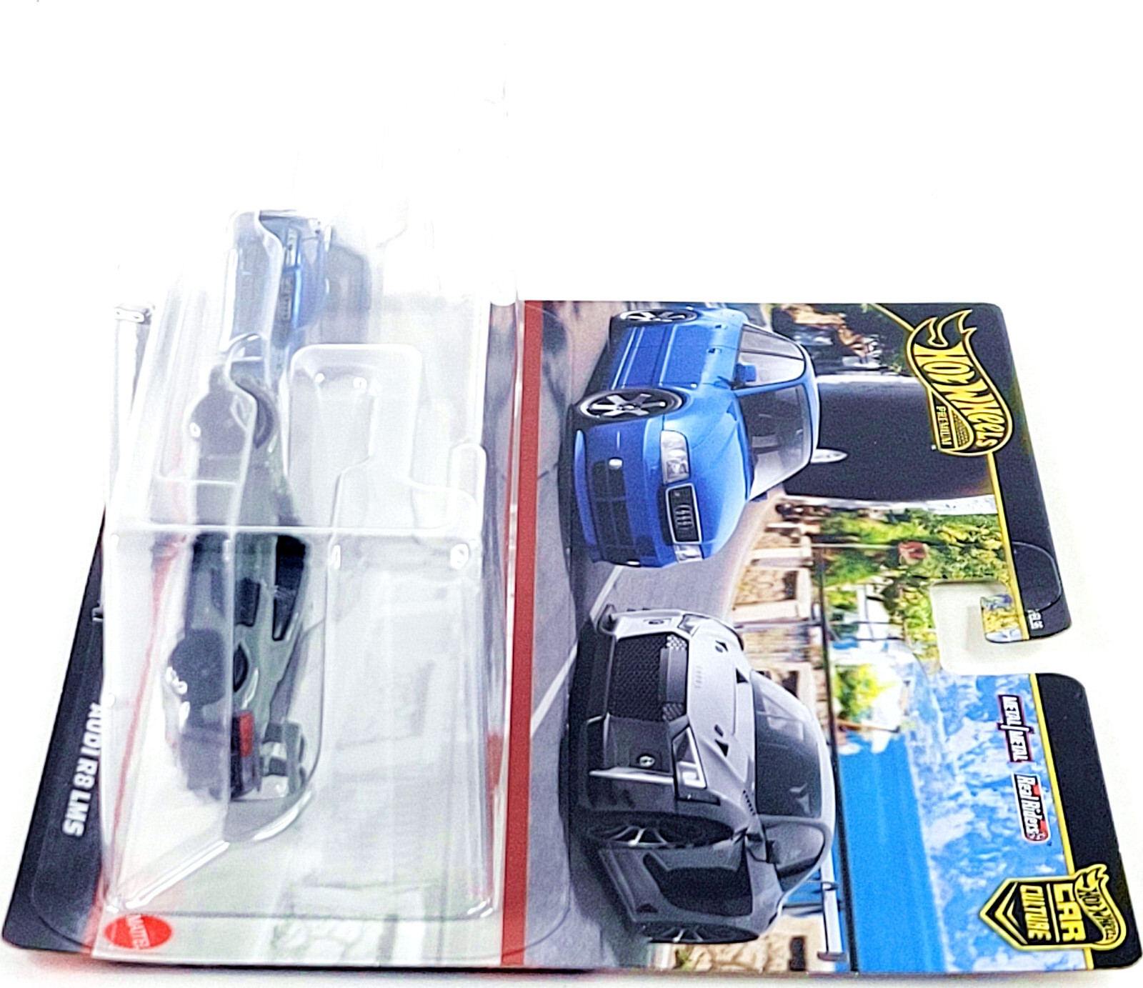 Hot Wheels Car Culture 2 Pack Target Audi S4 Quattro 🟦 & Audi R8 LMS ⬜