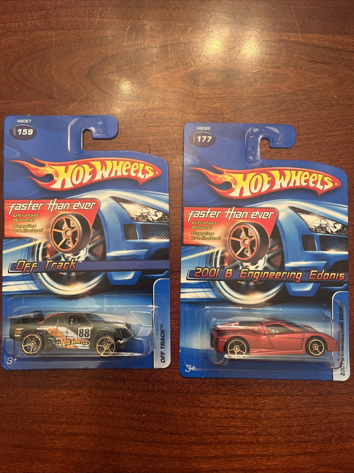 2005 HOT WHEELS FASTER THAN EVER LOT OF 7 VARIOUS CARS FTE NIP FREE SHIPPING