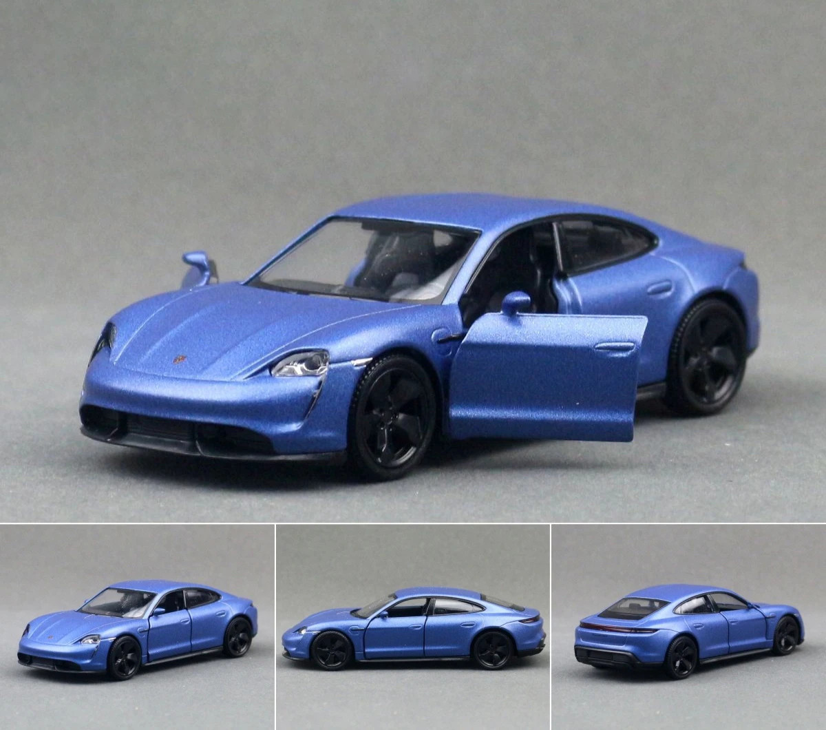 1:36 Porsche Taycan Supercar Diecast Alloy Car Model Miniature Toy Gift For Kids