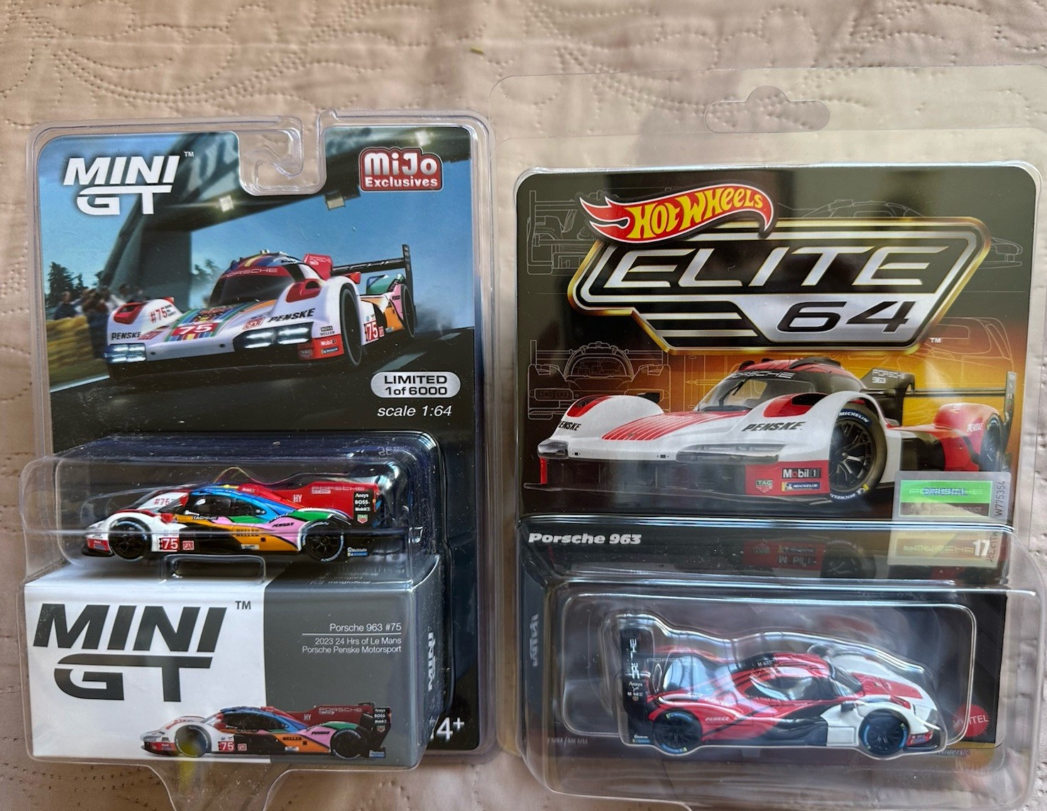 Mini GT & Hot Wheels Porsche 963 Porsche Penske Motorsport 1/64 Diecast