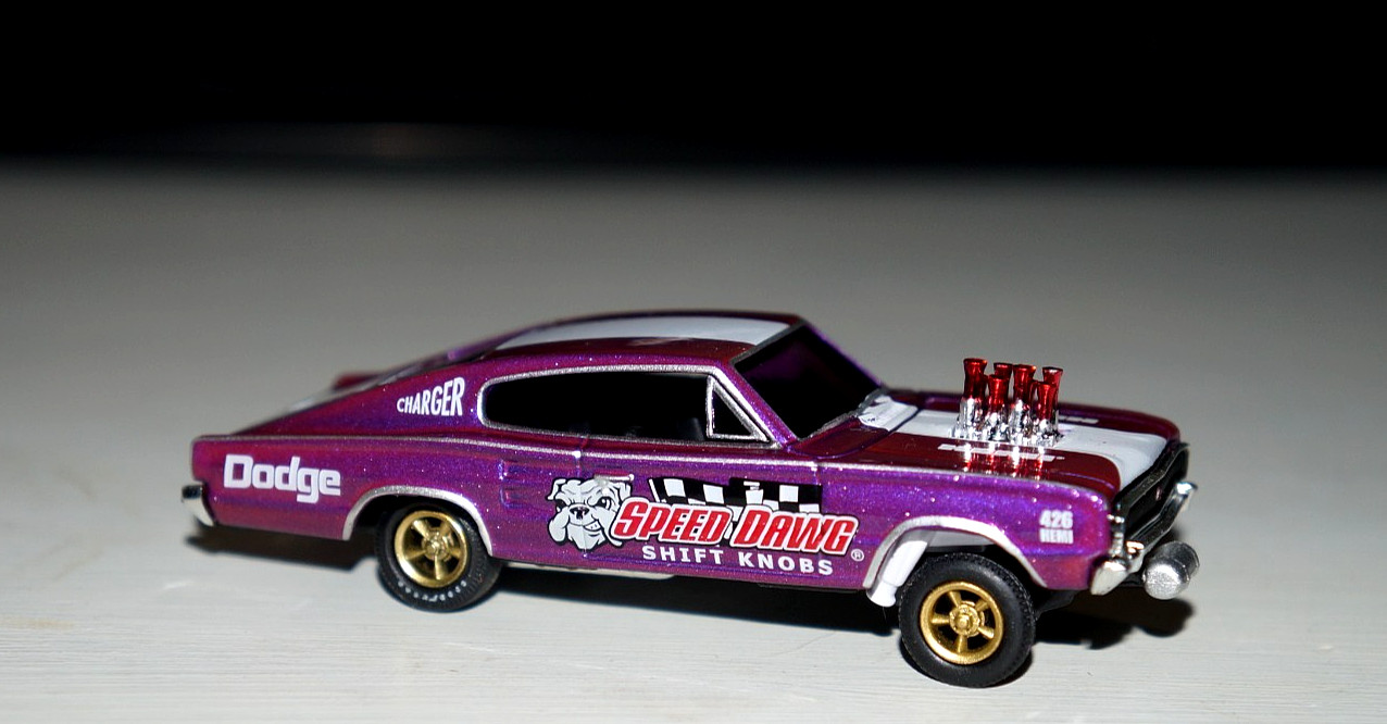 1966 Dodge Charger Gasser Hemi Drag NHRA Diecast Car Limited Edition M2 1/64