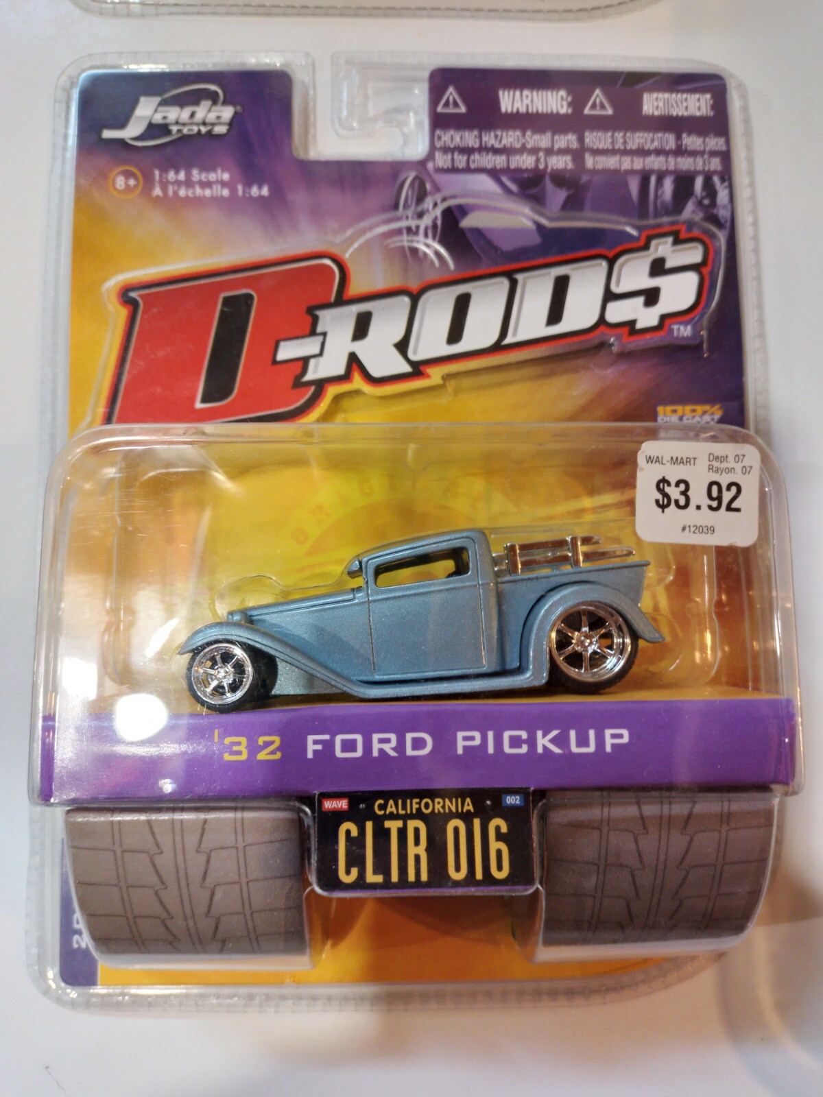 2005/06 Jada Toys 1:64 Diecast 7 Lot Chevy Nova SS, 51 Merc, 31/32/34/36/37 Ford