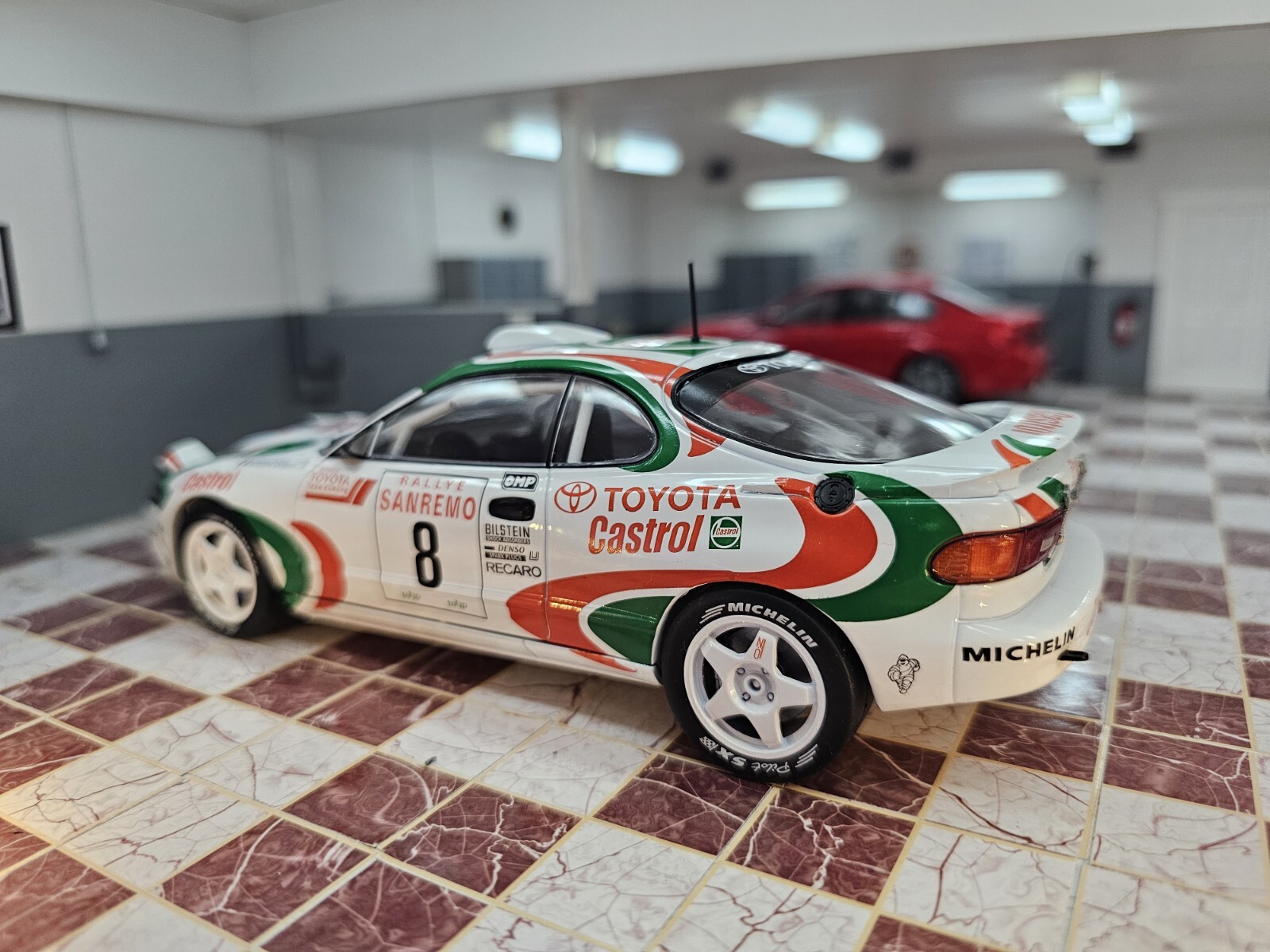 SPB 1/24 SCALE 1994 TOYOTA CELICA TURBO ST 185 AURIOL SANREMO DIECAST MODEL CAR