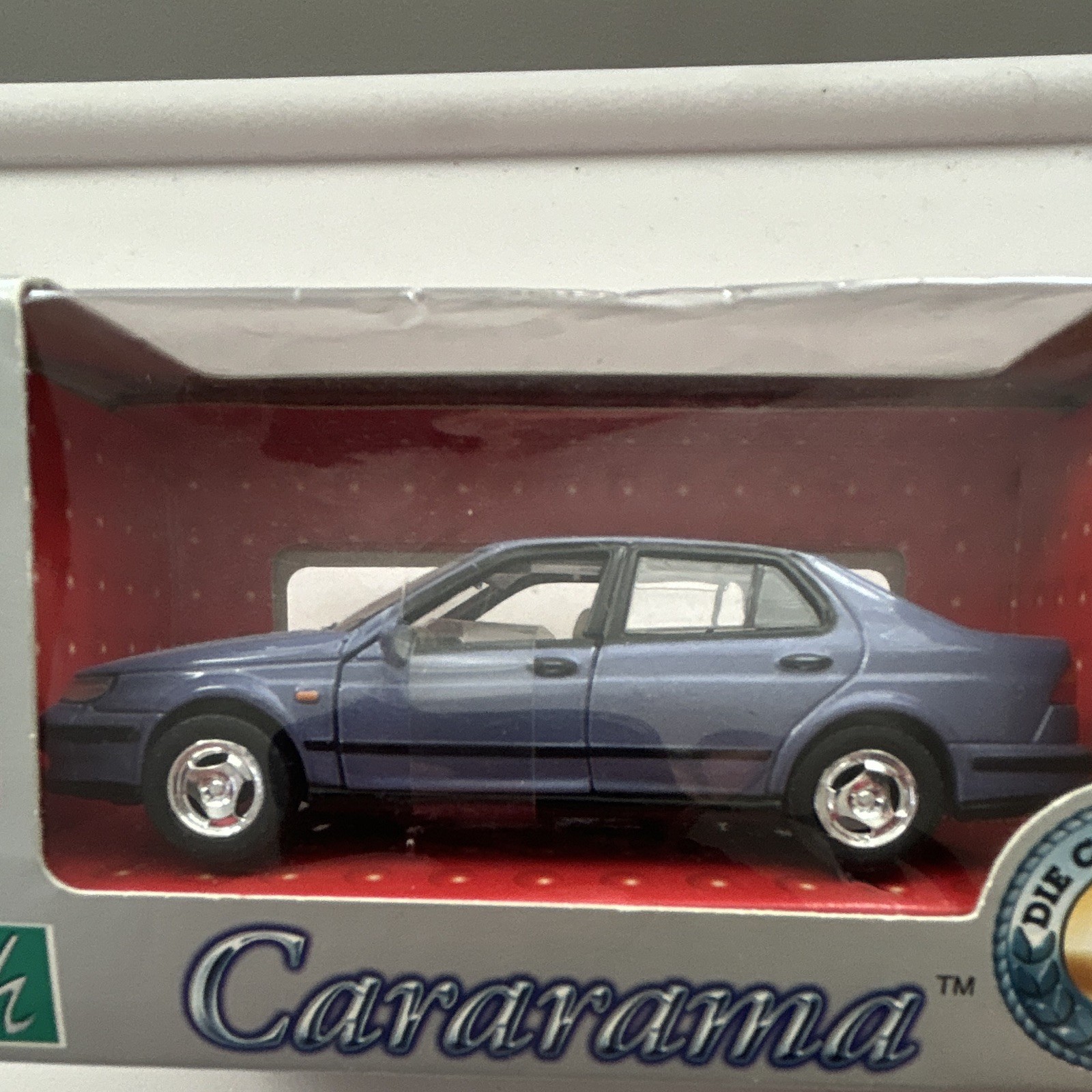 Cararama Classic Cars Saab 9.5 Sedan Blue 1:43 Diecast Metal Plastic 2000