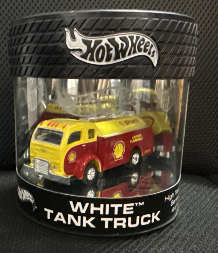 Hot Wheels Oil Can High Test Series White Tank Truck – LTD /7,000