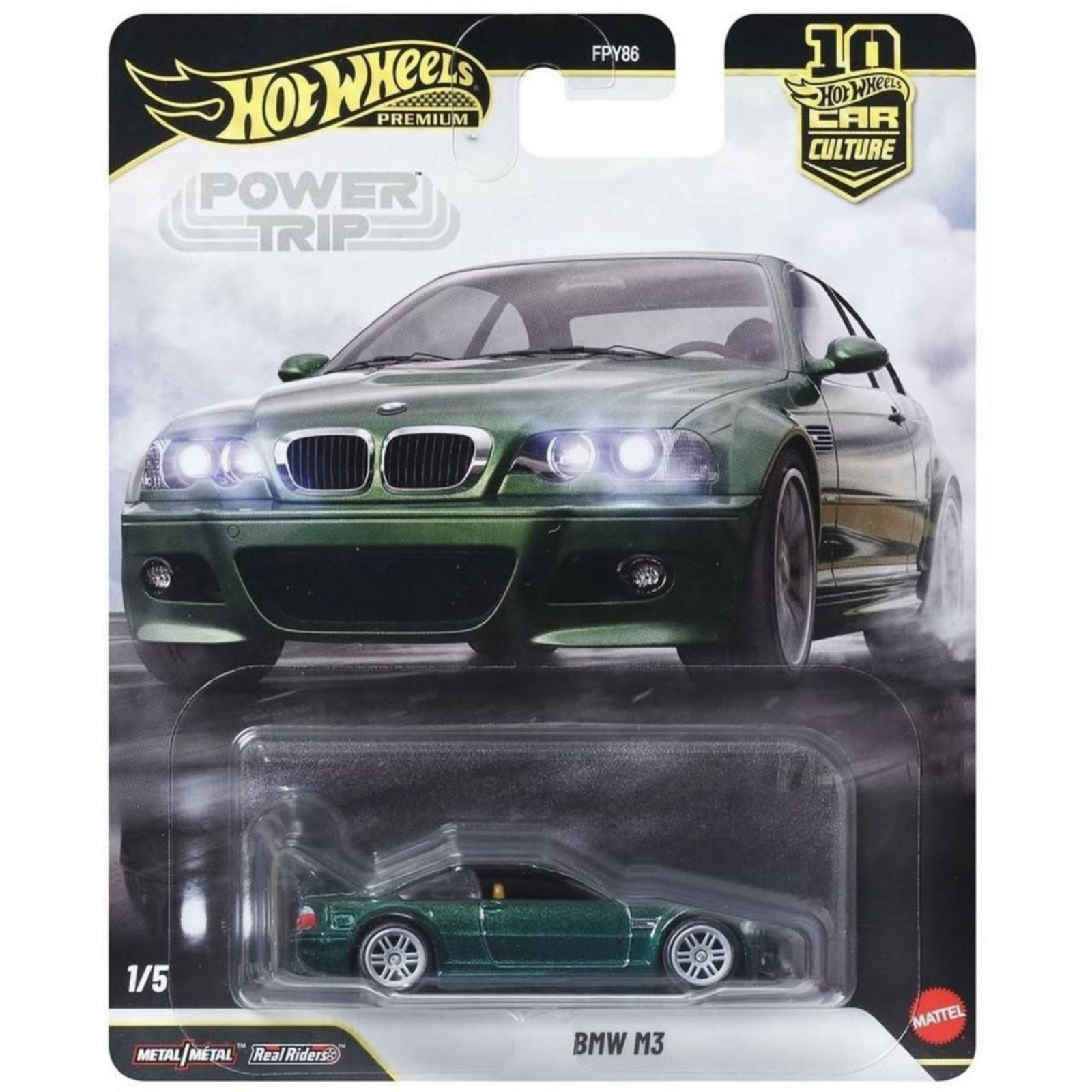 Hot Wheels BMW M3 E46 Green Power Trip FPY86-961 R 1/64