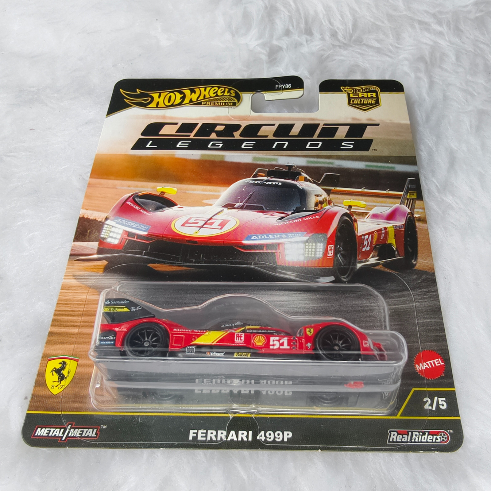 Hot Wheels Premium Circuit Legends Ferrari 499P Diecast