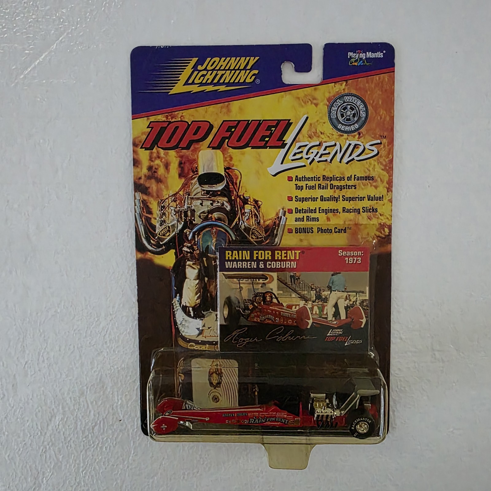 Johnny Lightning Top Fuel Legends 1:64 Roger Coburn Rain For Rent Season 1973
