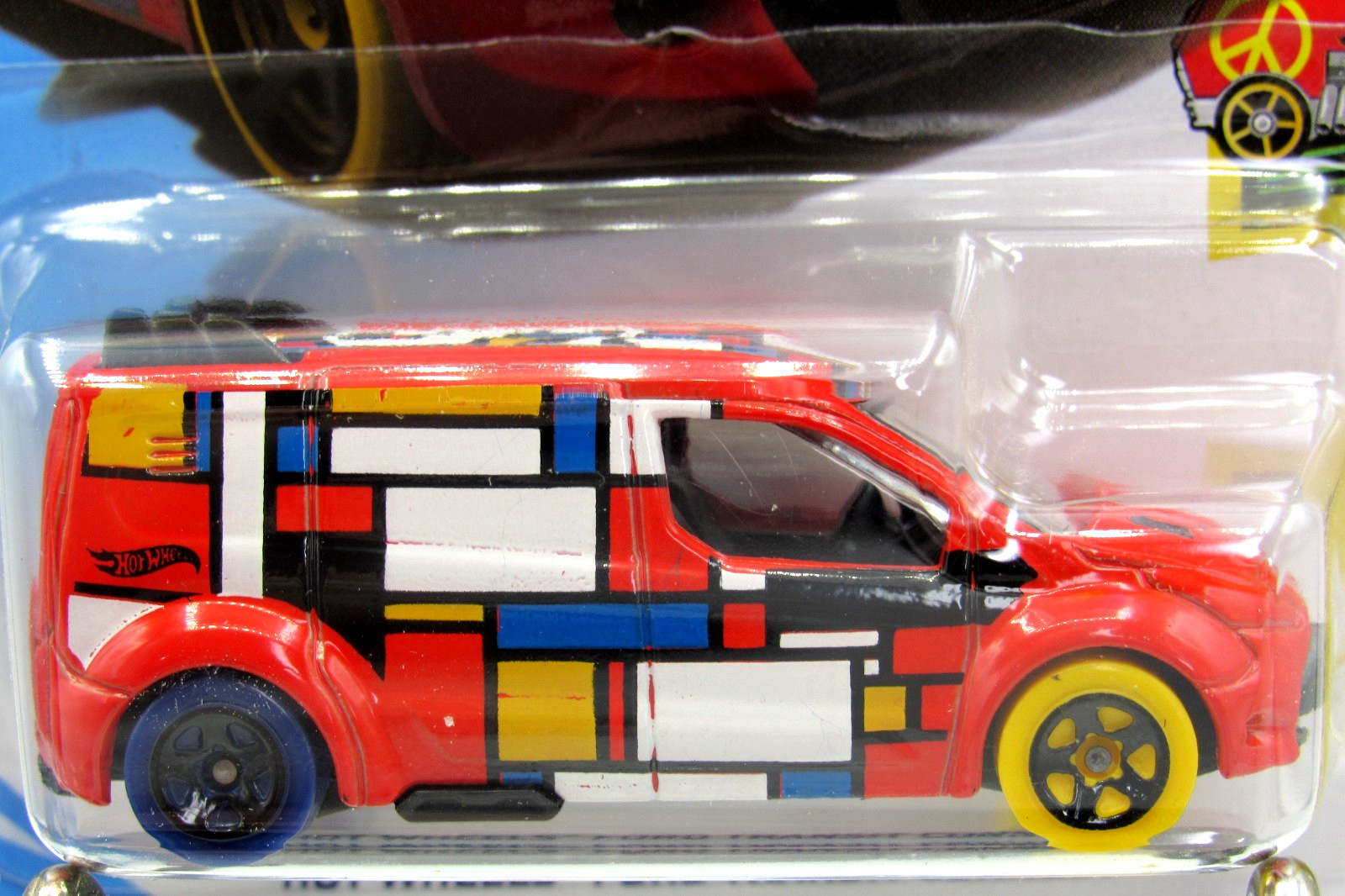 HOT WHEELS 2018 ART CARS SERIES FORD TRANSIT CONNECT KMART COLOR EXCLUSIVE