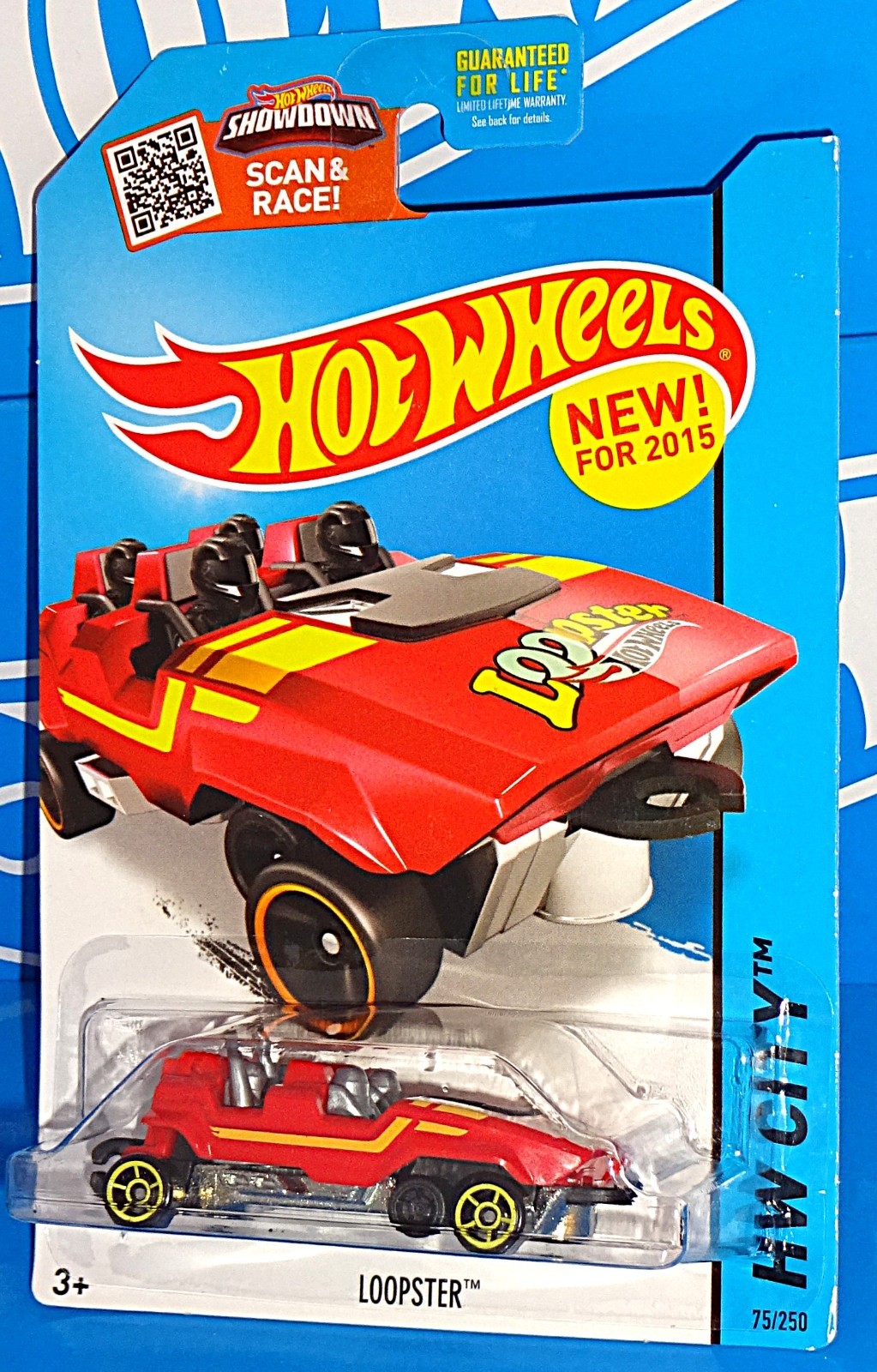 Hot Wheels New For 2015 Surf Patrol #75 Loopster Roller Coaster Vehicle Red