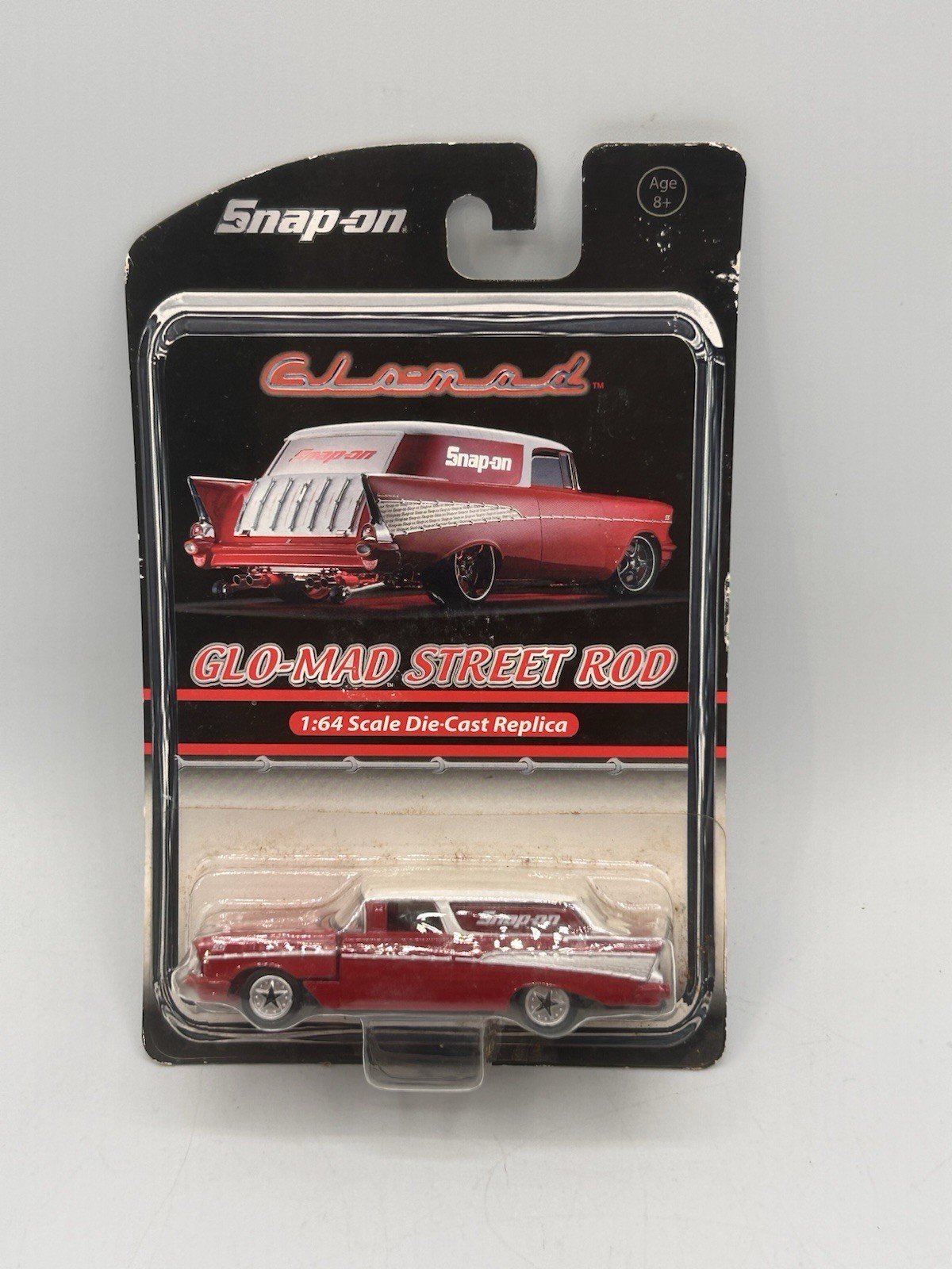 Snap-On 1957 Chevy Nomad Station Wagon 1:64 Scale 2008 Glo-Mad Street Rod New
