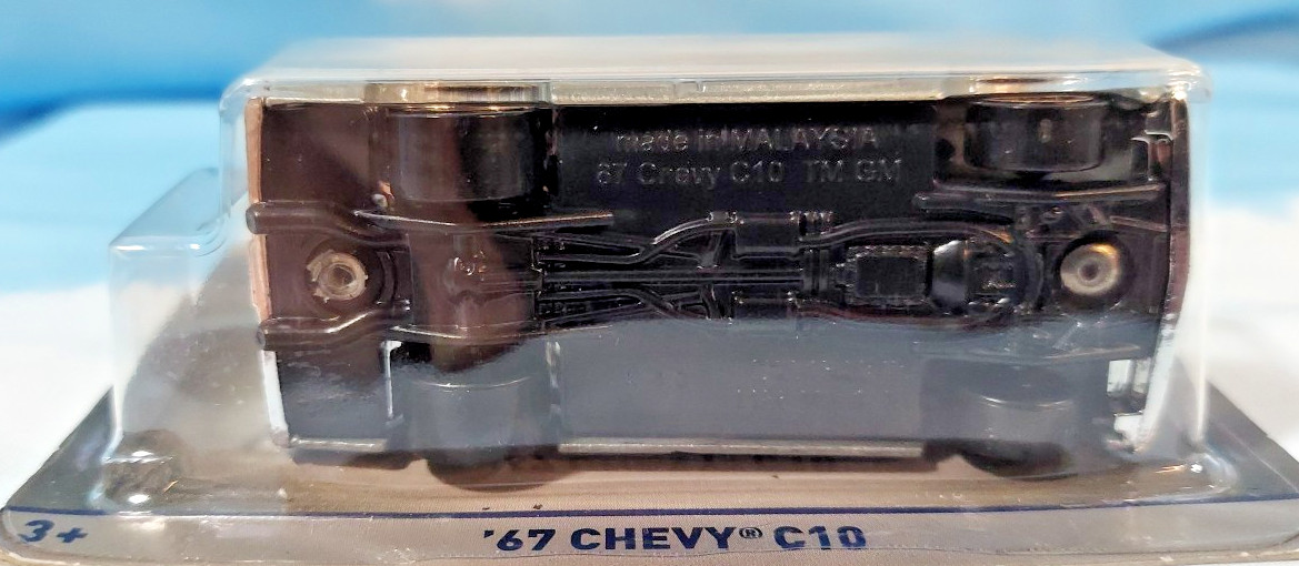 Hot Wheels ~ 100 years Chevrolet Trucks ~ ’67 Chevy C10 ~ Silver ~ 3/8 ~ NIP