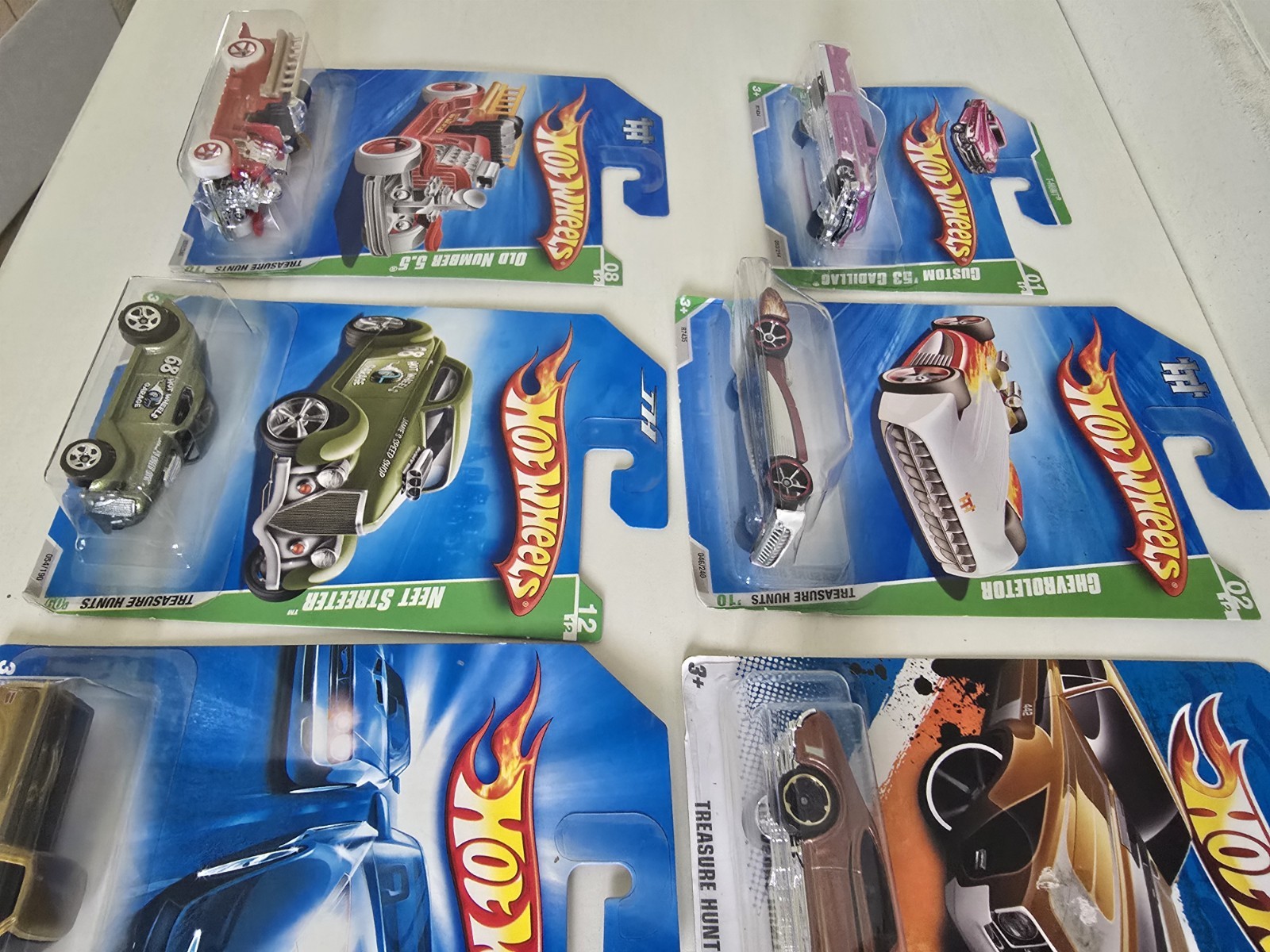 Hot Wheels Treasure Hunt Lot Of 8 SEALED NEW Cadillac Evil Twin Chevy Truck Olds