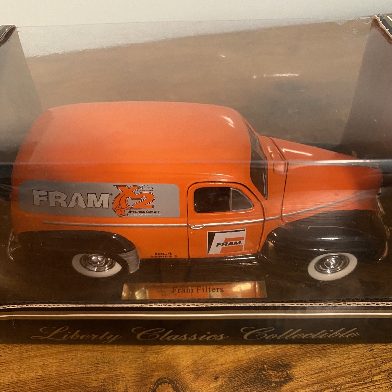 BRAND NEW Vintage Liberty Classics Collectible 1947 Ford Fram Bank and Key