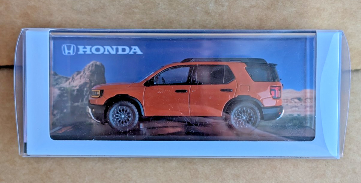 TSM Honda Passport TrailSport Elite 2026 Diecast Dealer Model Sunset Orange 1/43