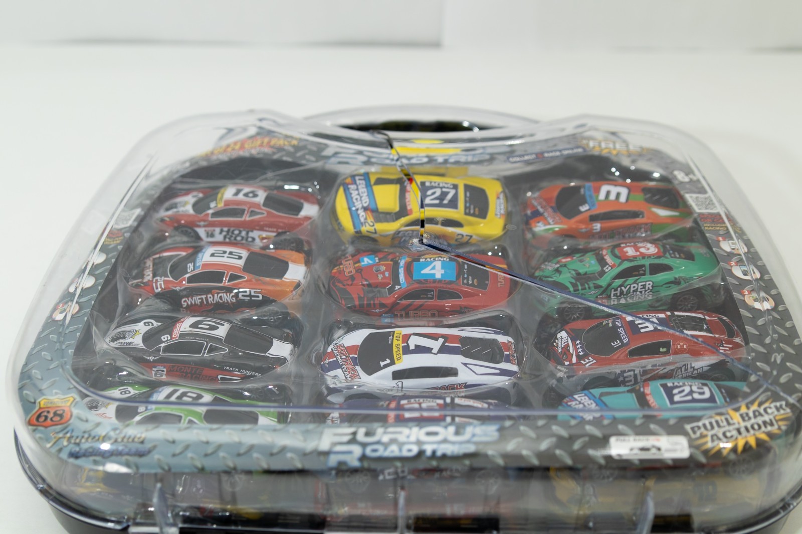 NEW Furious Road Trip, 24 Pullback Action Cars With Carrying Case #6