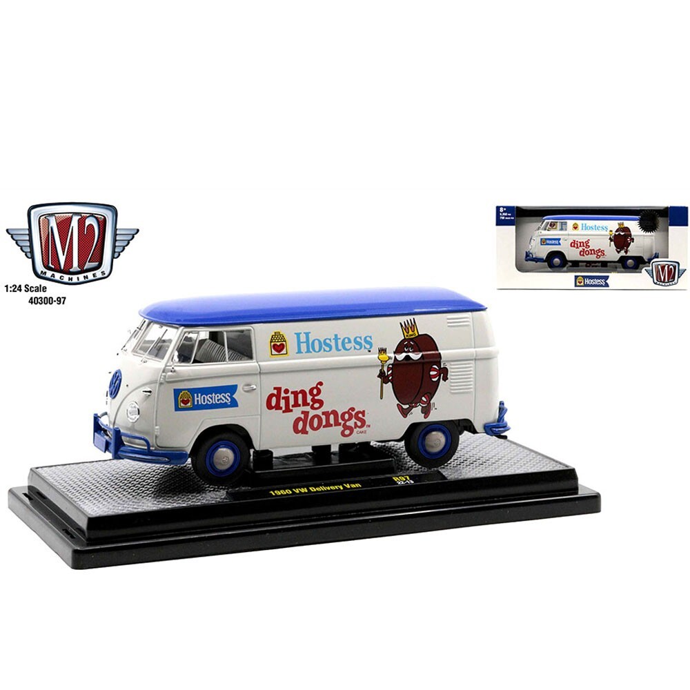 M2 MACHINE 1960 VW VOLKSWAGEN DELIVERY VAN 1/24 HOSTESS CUP CAKES 40300 97A