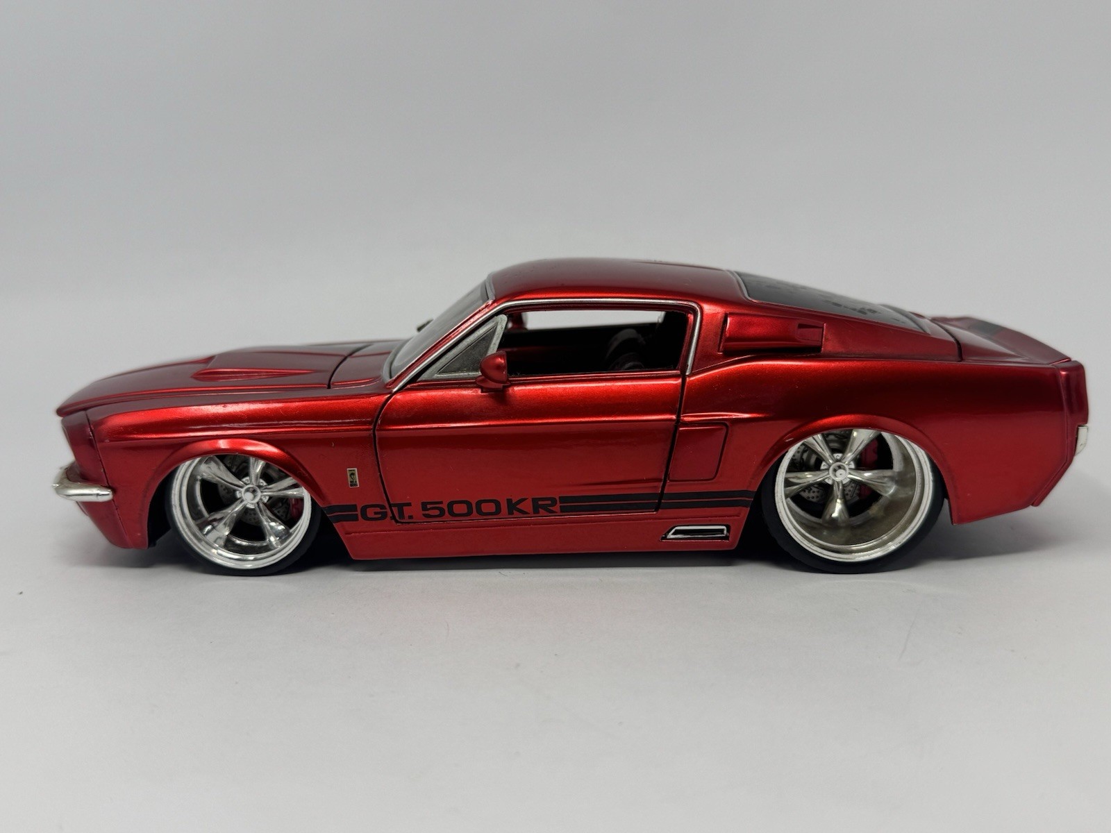 Jada Red ‘67 Shelby GT-500KR 1:24 Scale Offset Stripe No Box