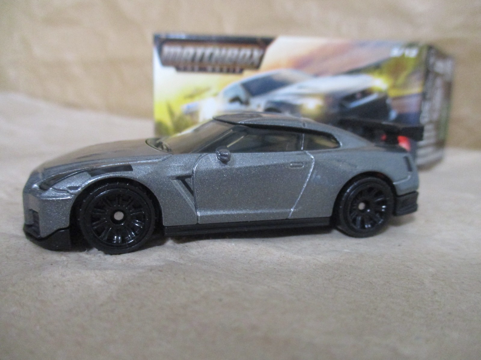 Power Grab Matchbox Movie #3 Nissan GT-R Nismo Dark Silver 1/64 Diecast