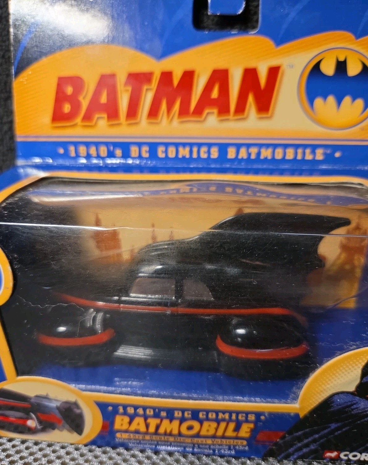 CORGI Batman 1940’s DC Comics Batmobile 1:43 Scale Die Cast Rare 2004