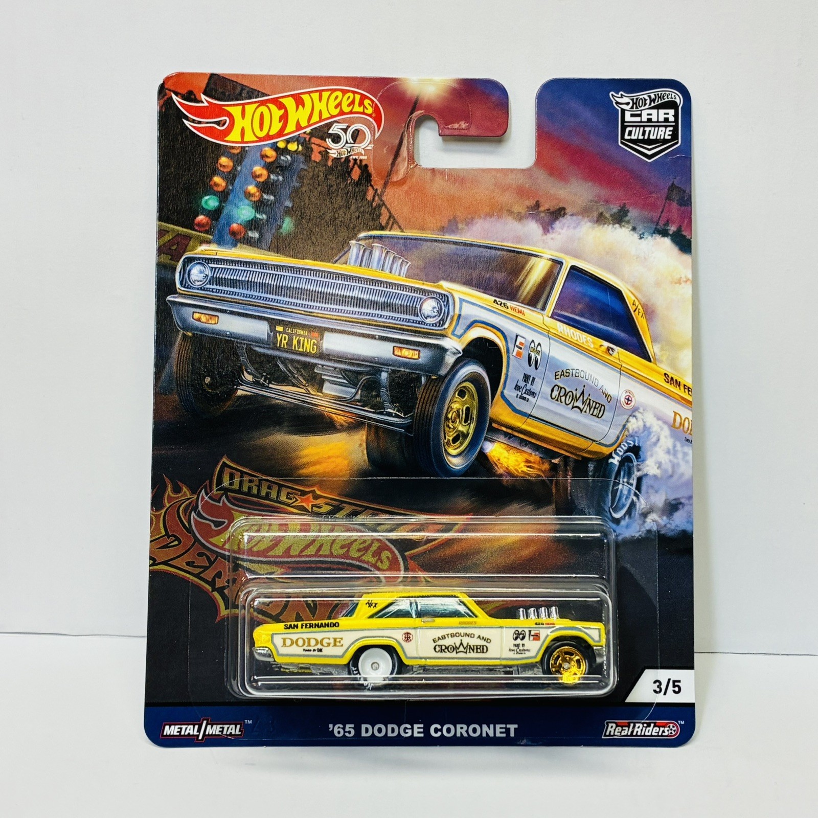 Hot Wheels 2018 Car Culture Drag Strip Demons 5 Car Set with protectors
